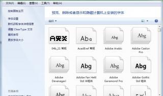 字体在哪个文件夹